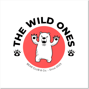 The Wild Ones Polar Bear Design Posters and Art